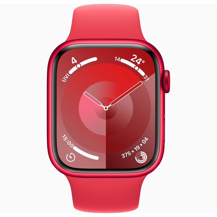 Apple Watch Series 9 GPS + Cellular 41mm PRODUCTRED Aluminium Case with PRODUCTRED Sport Band - S/M
