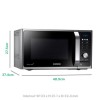 Samsung 23L Solo Microwave - Silver