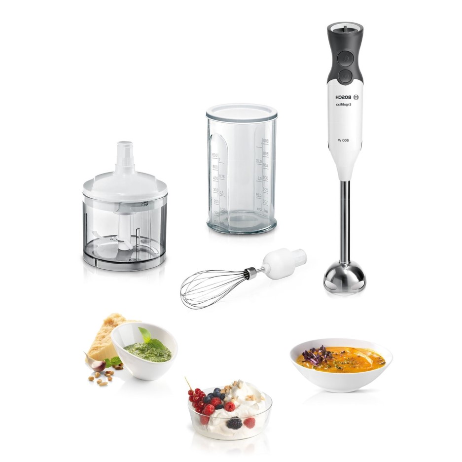 Bosch MS6CA4150G ErgoMixx 800 W Hand Blender White BuyItDirect.ie