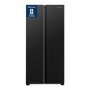 Fridgemaster 441 Litre Side-By-Side American Fridge Freezer - Black