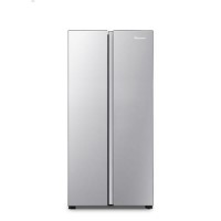 Fridgemaster 441 Litre Side-By-Side American Fridge Freezer - Silver