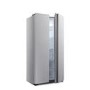 Fridgemaster 441 Litre Side-By-Side American Fridge Freezer - Silver