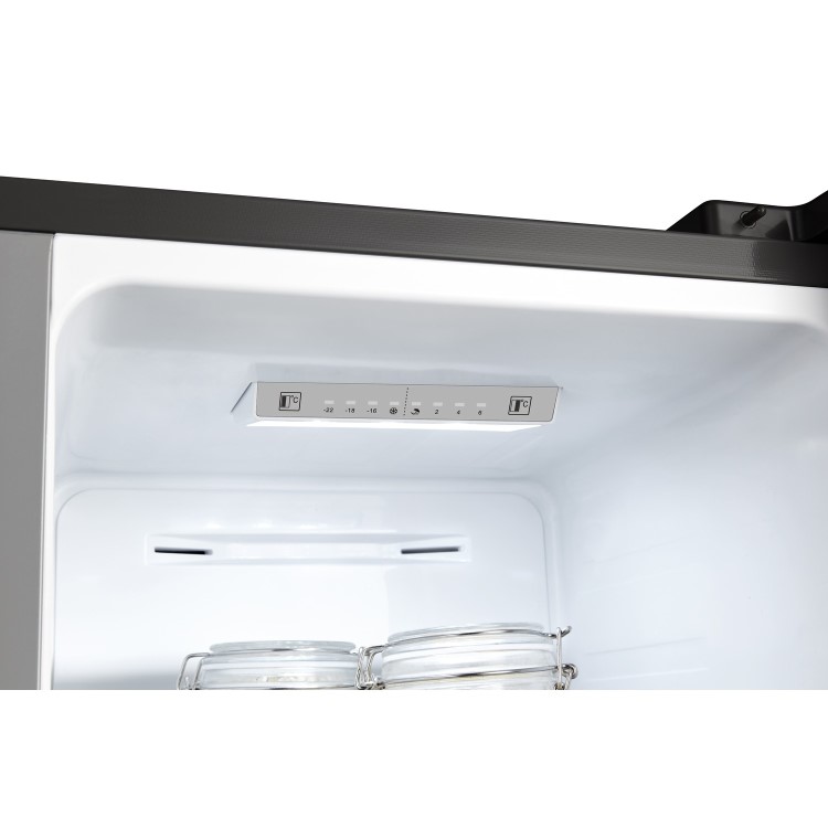 Fridgemaster 428 Litre Side-By-Side American Fridge Freezer - Black