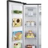 Fridgemaster 428 Litre Side-By-Side American Fridge Freezer - Black