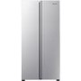 Refurbished Fridgemaster MS83430FFS 428 Litre American Fridge Freezer Silver