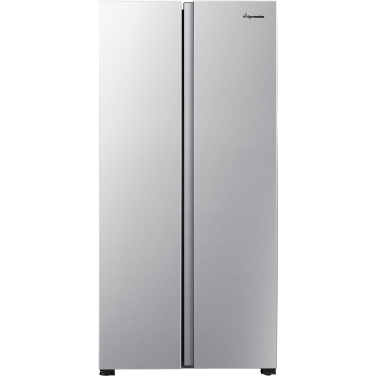 Refurbished Fridgemaster MS83430FFS 428 Litre American Fridge Freezer Silver
