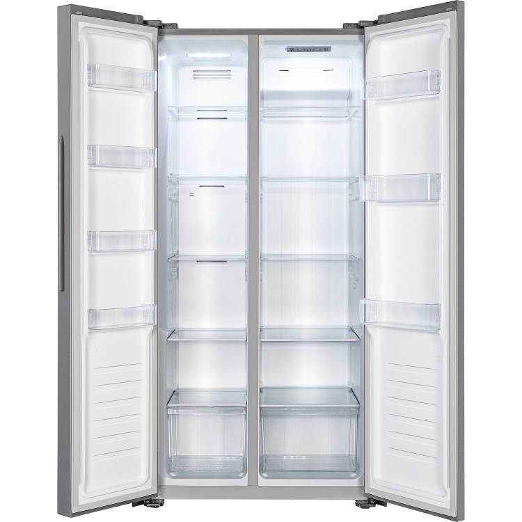 Refurbished Fridgemaster MS83430FFS 428 Litre American Fridge Freezer Silver