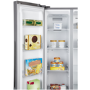 Refurbished Fridgemaster MS83430FFS 428 Litre American Fridge Freezer Silver