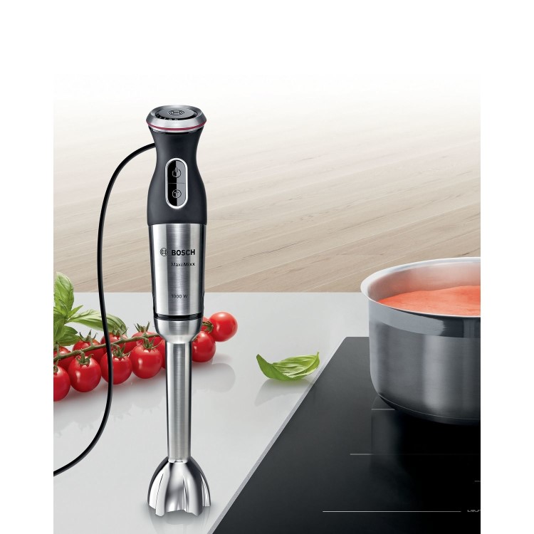 Bosch MaxoMixx 1000 W Hand Blender Set - Black & Stainless Steel