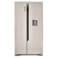 Fridgemaster 514 Litre  Side-by-side American Fridge Freezer - Silver