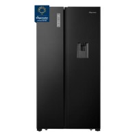 Fridgemaster 519 Litre Side-By-Side American Fridge Freezer - Black Fridgemaster 519 Litre Side-By-Side American Fridge Freezer - Black