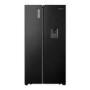 Fridgemaster 519 Litre Side-By-Side American Fridge Freezer - Black