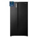 MS91520EB Fridgemaster 519 Litre Side-By-Side American Fridge Freezer - Black