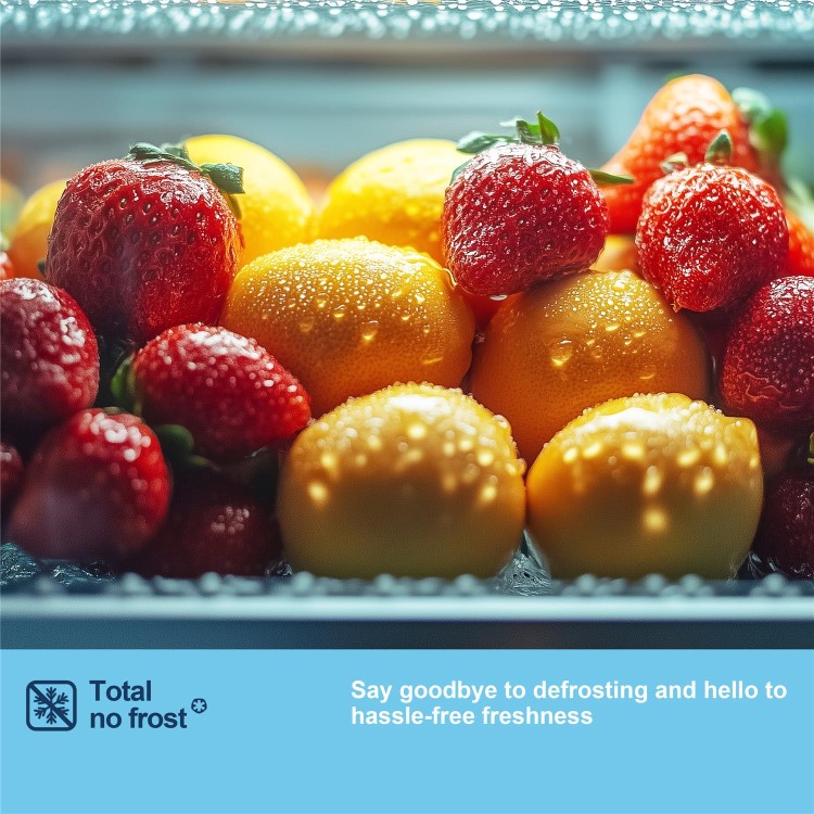 Fridgemaster 544 Litre Side-by-Side American Fridge Freezer - Black