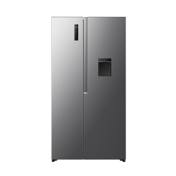 Fridgemaster 544 Litre Side-By-Side American Fridge Freezer - Silver