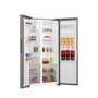 Fridgemaster 544 Litre Side-By-Side American Fridge Freezer - Silver
