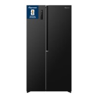 Fridgemaster 544 Litre Side-by-Side American Fridge Freezer - Black Fridgemaster 544 Litre Side-by-Side American Fridge Freezer - Black