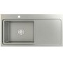 GRADE A1 - Astracast MT10XBHOMESKR Stainless Steel 1 Bowl Right Hand Sink