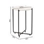 Round White Marble Side Table - Martina
