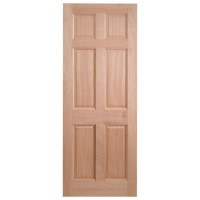 External Hardwood 6-Panel Door - Unfinished - 2032 x 813 x 44mm - Colonial Essential - XL Joinery