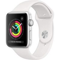 Apple Watch Series 3 GPS 38mm Silver Aluminium Case with White Sport Band