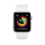 Apple Watch Series 3 GPS 38mm Silver Aluminium Case with White Sport Band