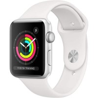 Apple Watch Series 3 GPS 42mm Silver Aluminium Case with White Sport Band