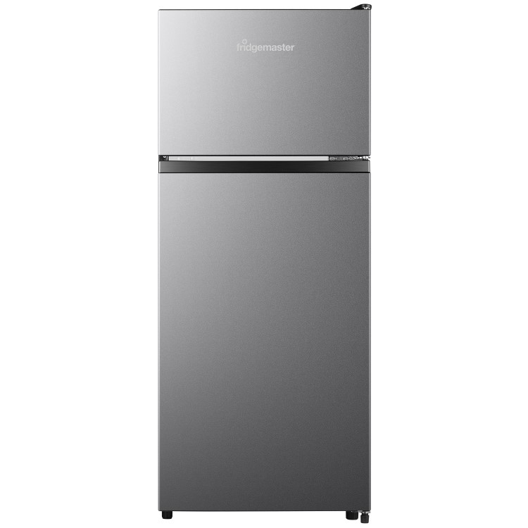 Refurbished Fridgemaster MTM48120ES Freestanding 124 Litre 80/20 Top Mount Fridge Freezer Silver
