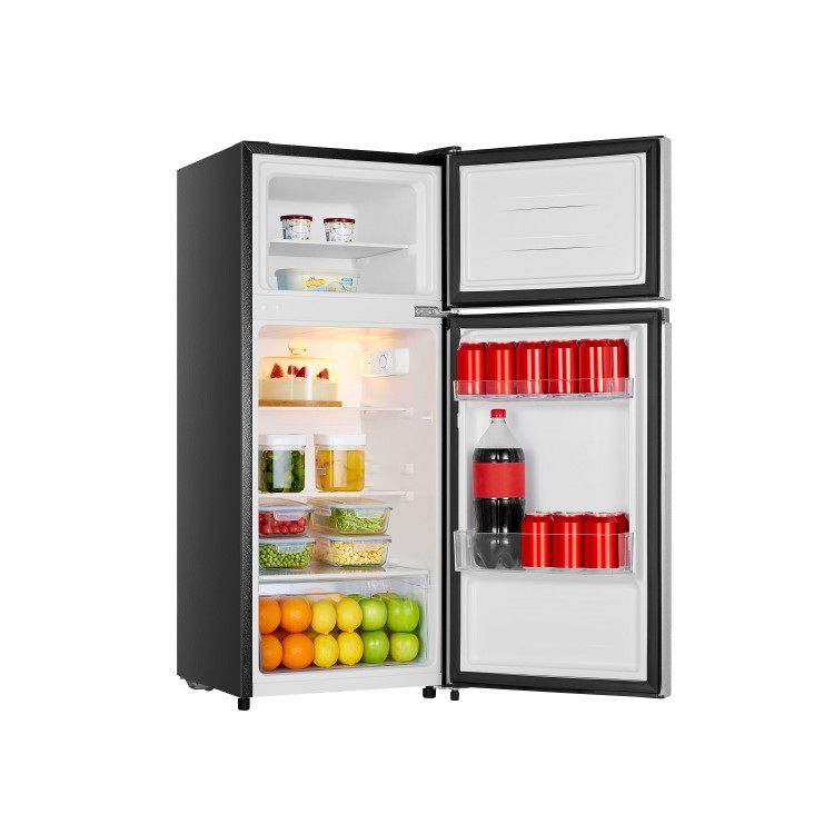 Refurbished MTM48120ES Fridgemaster 124 Litre 80/20 Freestanding Fridge Freezer - Silver