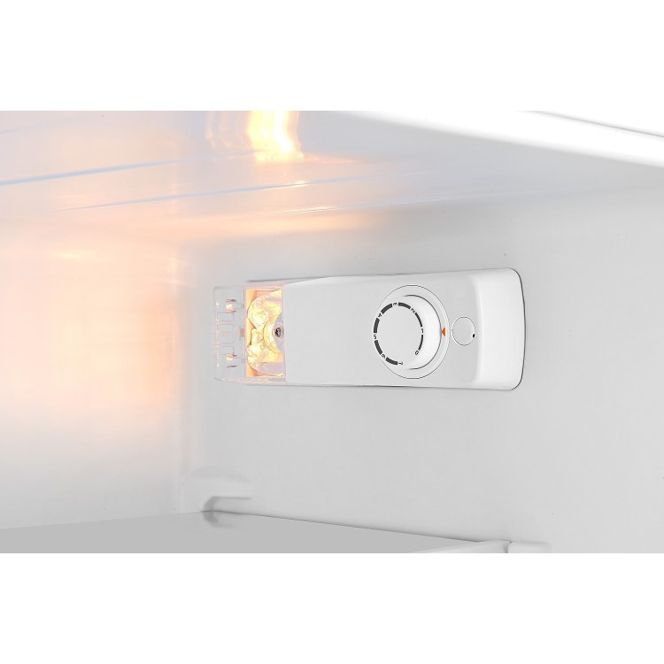 Refurbished MTM48120ES Fridgemaster 124 Litre 80/20 Freestanding Fridge Freezer - Silver