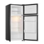 Fridgemaster 124 Litre 80/20 Top Mount Freestanding Fridge Freezer - Silver