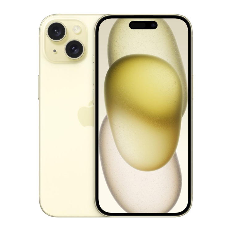 GRADE A1 - Apple iPhone 15 Yellow 6.1" 128GB 5G Unlocked & SIM Free Smartphone