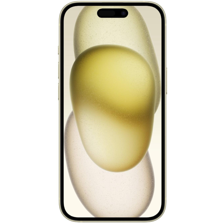 GRADE A1 - Apple iPhone 15 Yellow 6.1" 128GB 5G Unlocked & SIM Free Smartphone