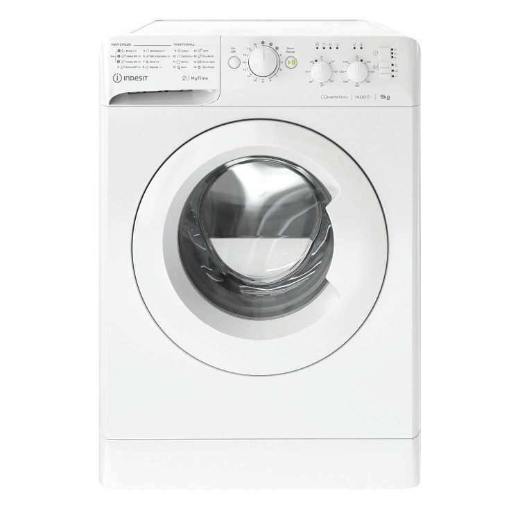 Indesit MyTime 9kg 1400rpm Washing Machine - White