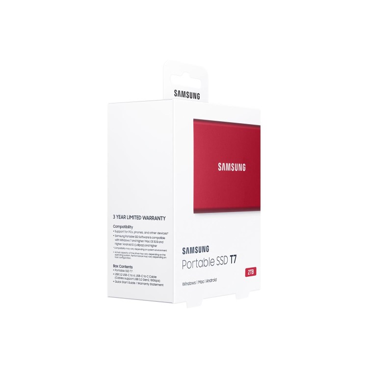 Samsung T7 2TB USB-C External Portable SSD