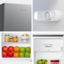 Fridgemaster 82 Litre Freestanding Under Counter Fridge - Silver