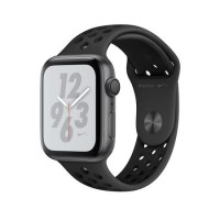 GRADE A1 - Apple Watch Nike+ Series 4 GPS 44mm Space Grey Aluminium Case with Black Nike Sport Loop