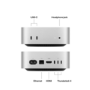 Apple Mac Mini M4 16GB RAM 256GB SSD 10-Core GPU - Silver