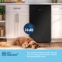 Fridgemaster 92 Litre Freestanding Under Counter Fridge - Black