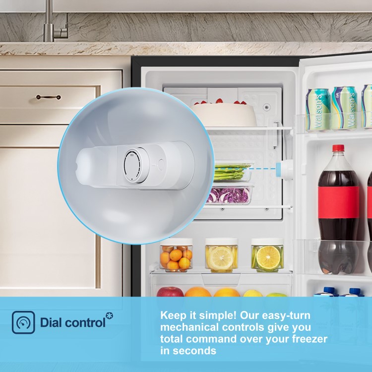 Fridgemaster 92 Litre Freestanding Under Counter Fridge - Black