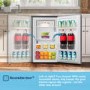 Fridgemaster 92 Litre Freestanding Under Counter Fridge - Silver