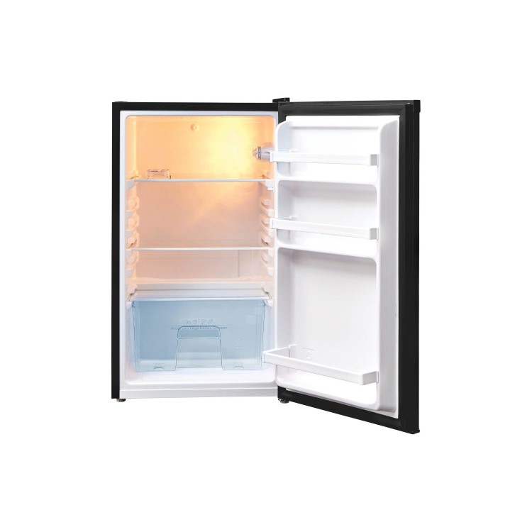 Fridgemaster MUL49102B 50cm Wide Freestanding Under Counter Larder Fridge - Black