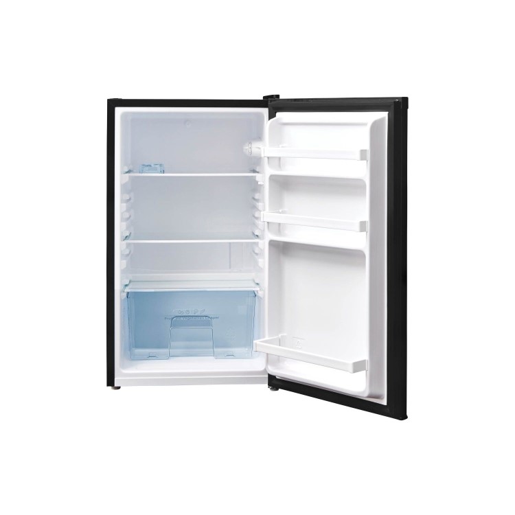 Fridgemaster MUL49102B 50cm Wide Freestanding Under Counter Larder Fridge - Black