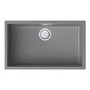 Single Bowl Light Grey Granite Kitchen Sink - Reginox Multa