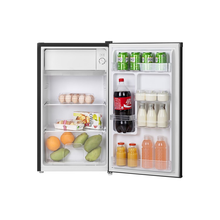 Fridgemaster MUR4892MB 48cm Wide Freestanding Under Counter Fridge With Ice Box - Black