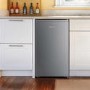 Fridgemaster 82 Litre Freestanding Under Counter Fridge - Silver