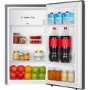 Fridgemaster 94 Litre Freestanding Under Counter Fridge - Silver