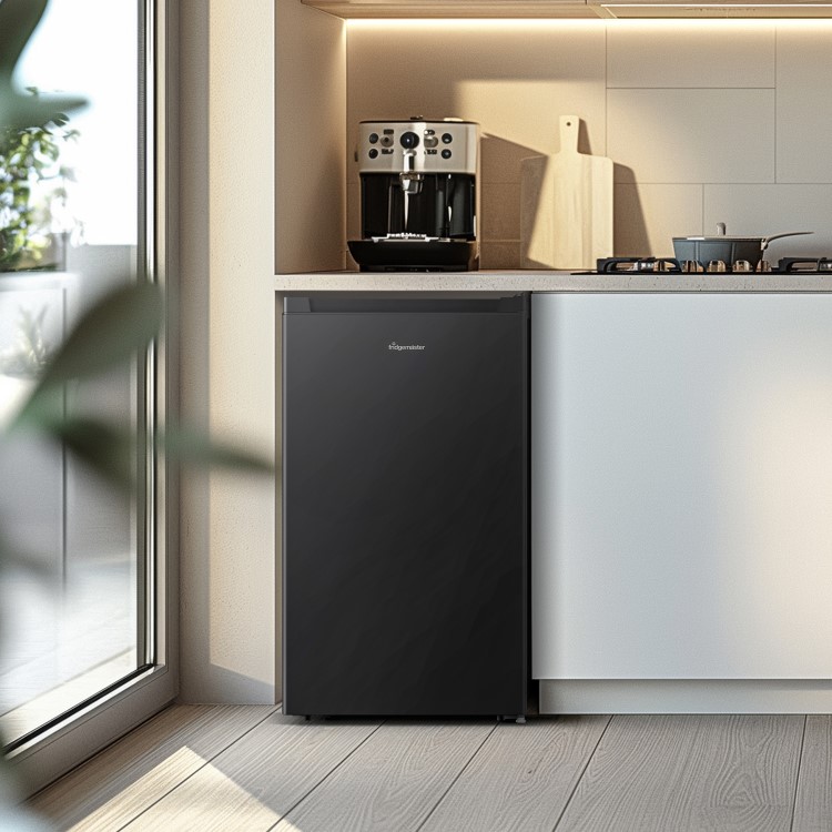 Fridgemaster 61 Litre Freestanding Under Counter Freezer - Black