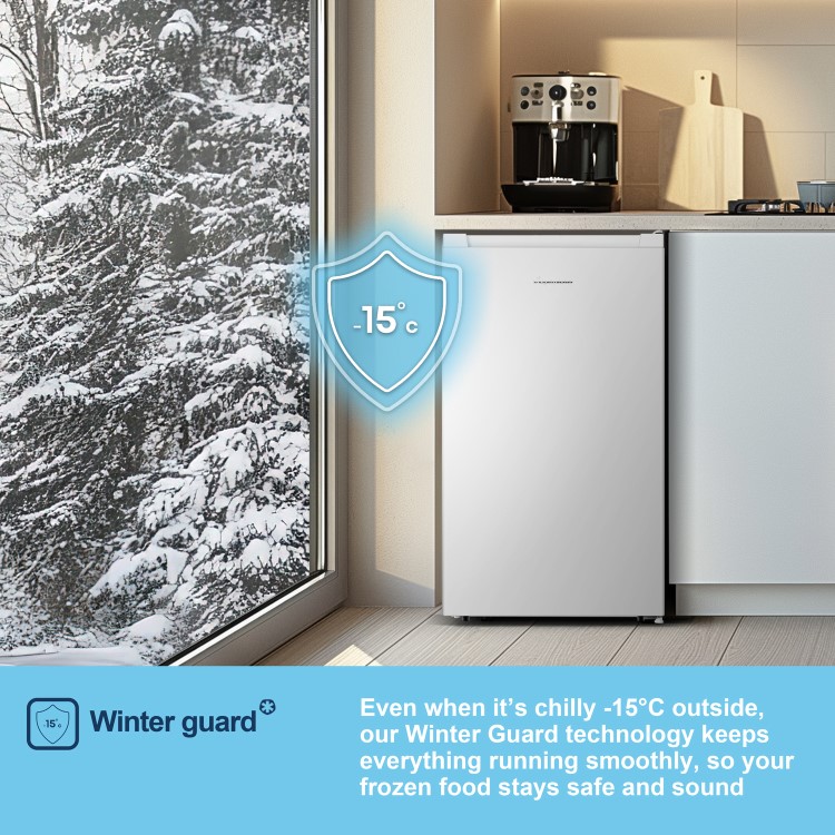 Fridgemaster 61 Litre Under Counter Freestanding Freezer - White