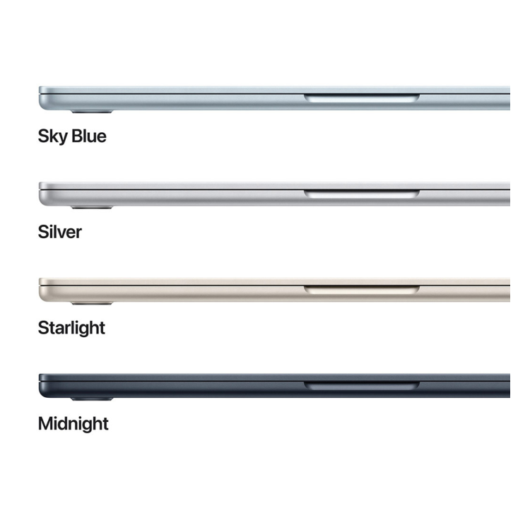 Apple MacBook Air 15 Inch M4 16GB RAM 512GB SSD 2025 - Silver